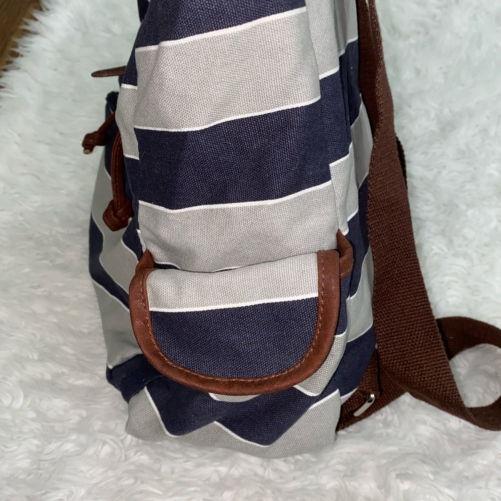 Sparkly/ Stripped Versatile Backpack - image 6